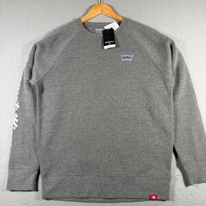 Sacramento Kings Sportiqe Harmon Crewneck Sweatshirt‎ Grey NBA Men's Medium